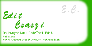 edit csaszi business card